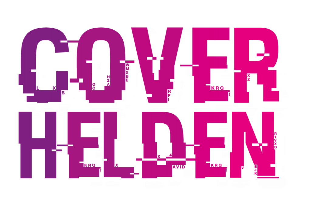 COVERHELDEN - Logo (mit Schlagschatten)