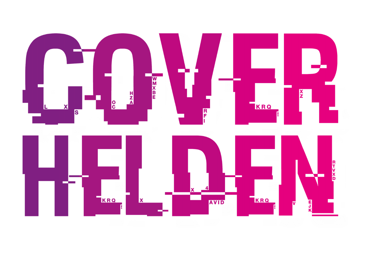COVERHELDEN - Logo (mit Schlagschatten)